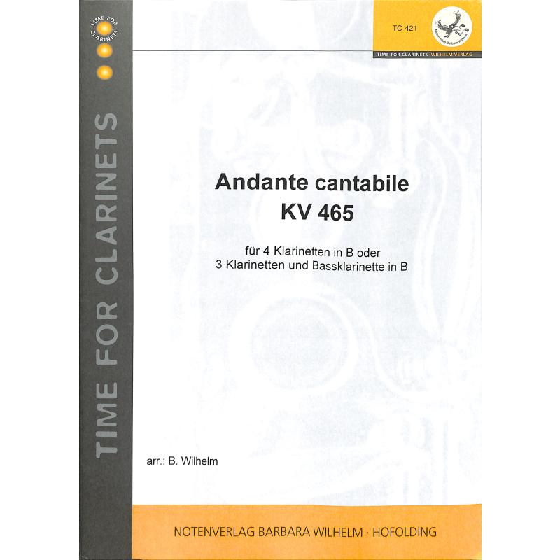 Titelbild für TC 421 - ANDANTE CANTABILE KV 465