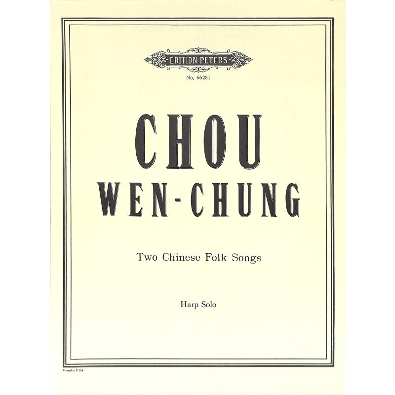 Titelbild für EP 66281 - 2 CHINESE FOLK SONGS