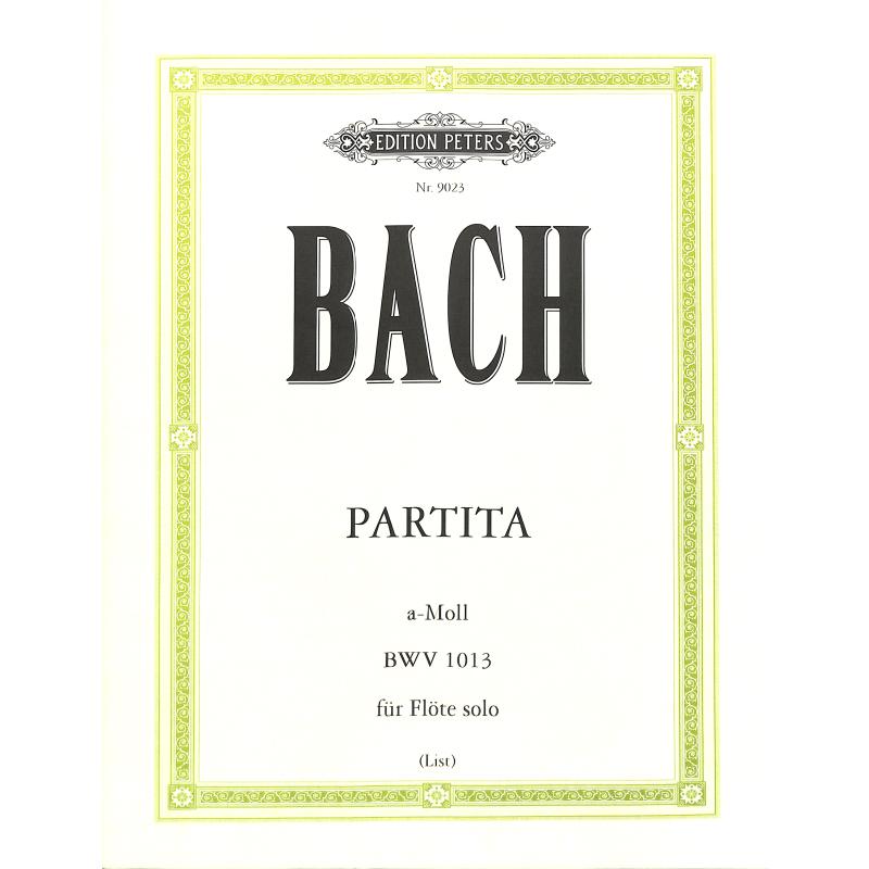 Titelbild für EP 9023 - PARTITA A-MOLL BWV 1013