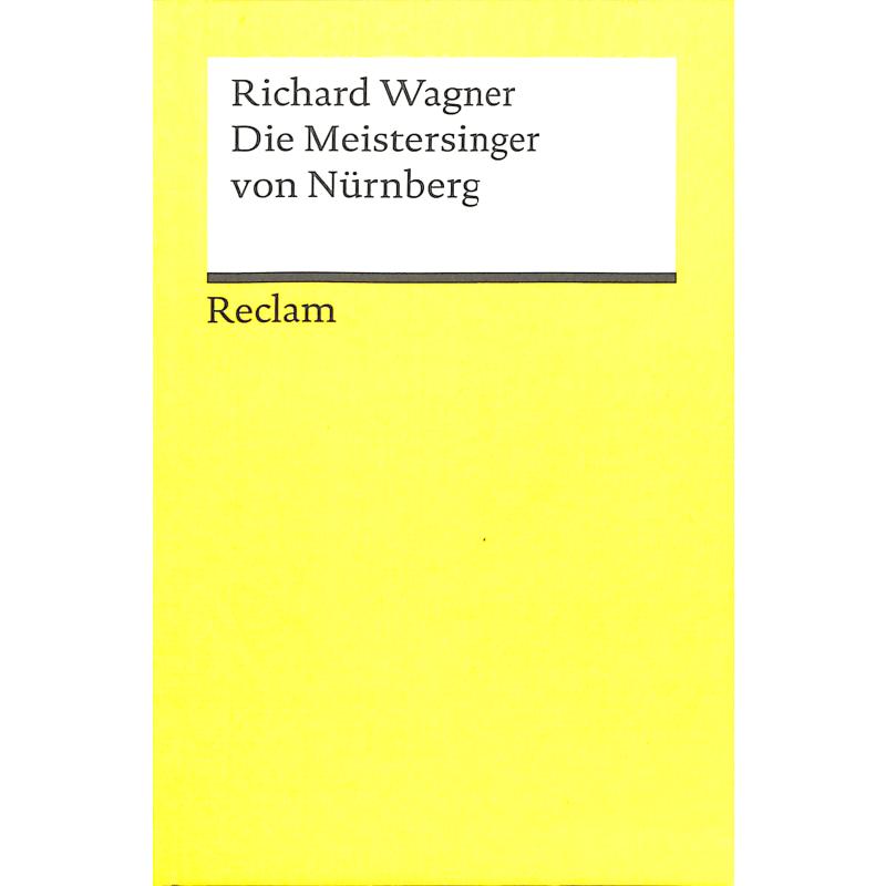 Titelbild für 978-3-15-005639-4 - Die Meistersinger von Nürnberg