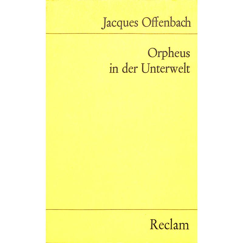 Titelbild für 978-3-15-006639-3 - Orpheus in der Unterwelt