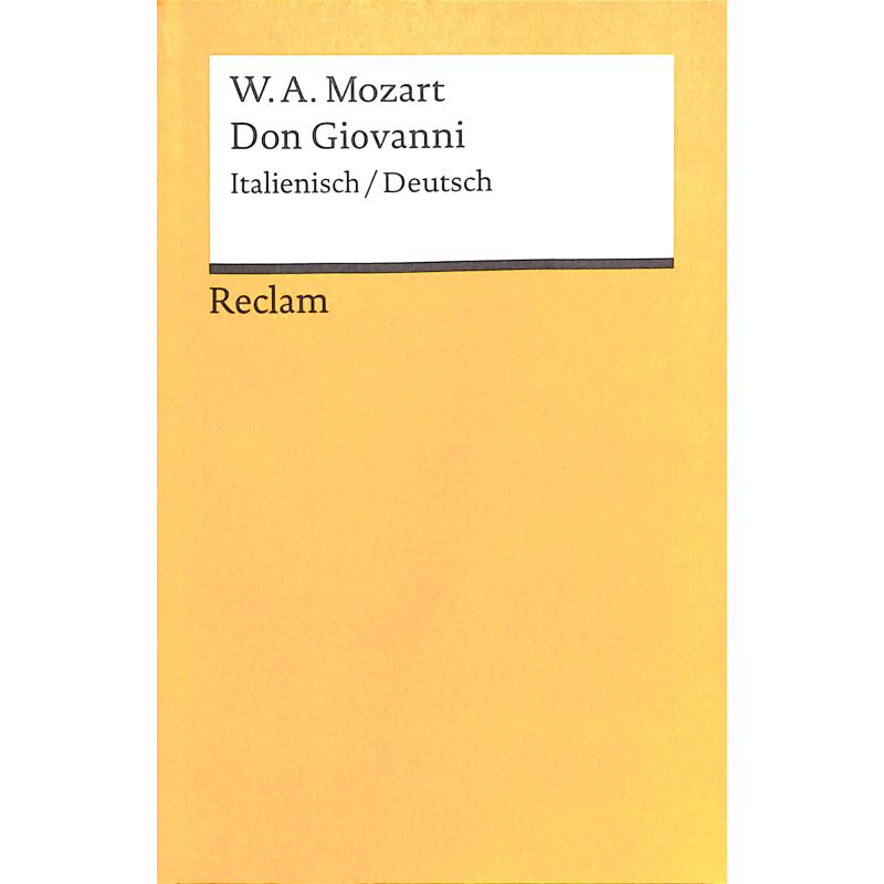 Titelbild für 978-3-15-007481-7 - DON GIOVANNI KV 527