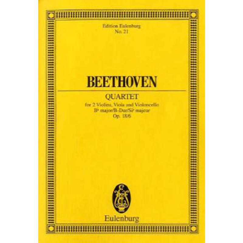Titelbild für ETP 21 - QUARTETT B-DUR OP 18/6