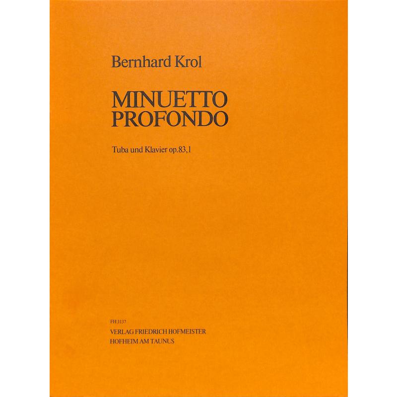 Notenbild für FH 3137 - MINUETTO PROFONDO OP 83/1
