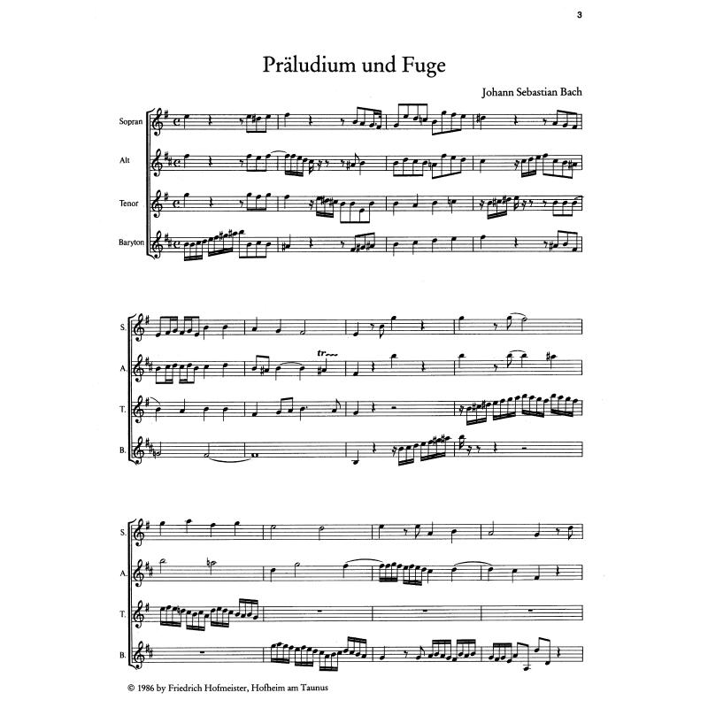 Notenbild für FH 3151 - PRAELUDIUM + FUGE BWV 578