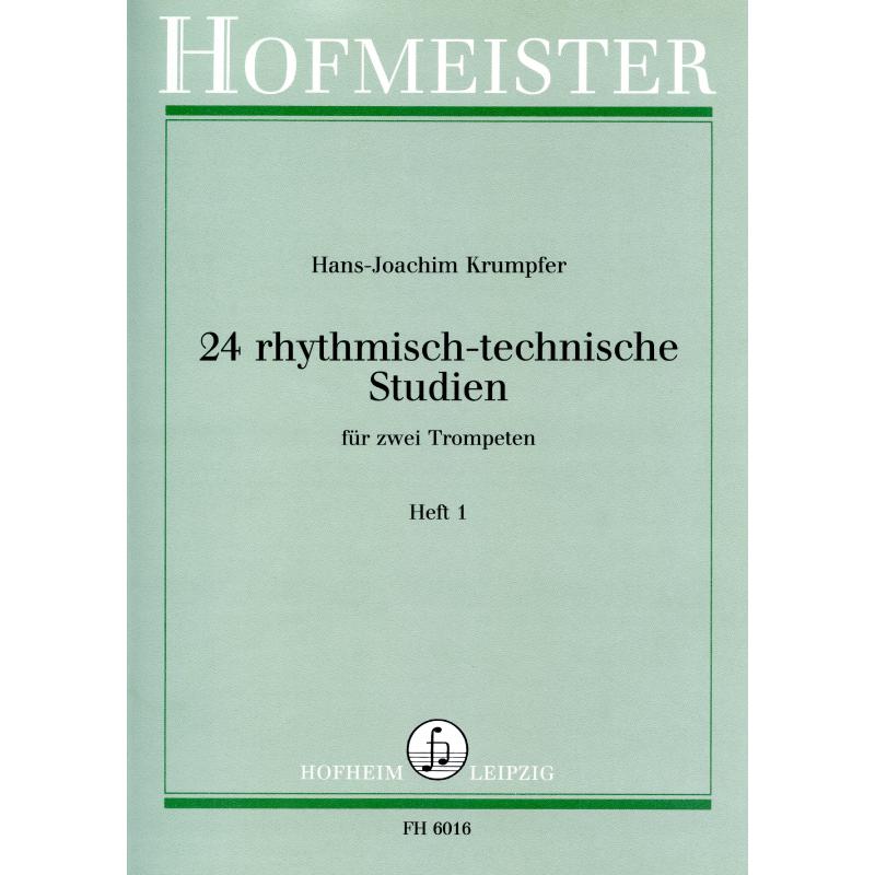 Titelbild für FH 6016 - 24 RYHTHMISCH TECHNISCHE STUDIEN 1