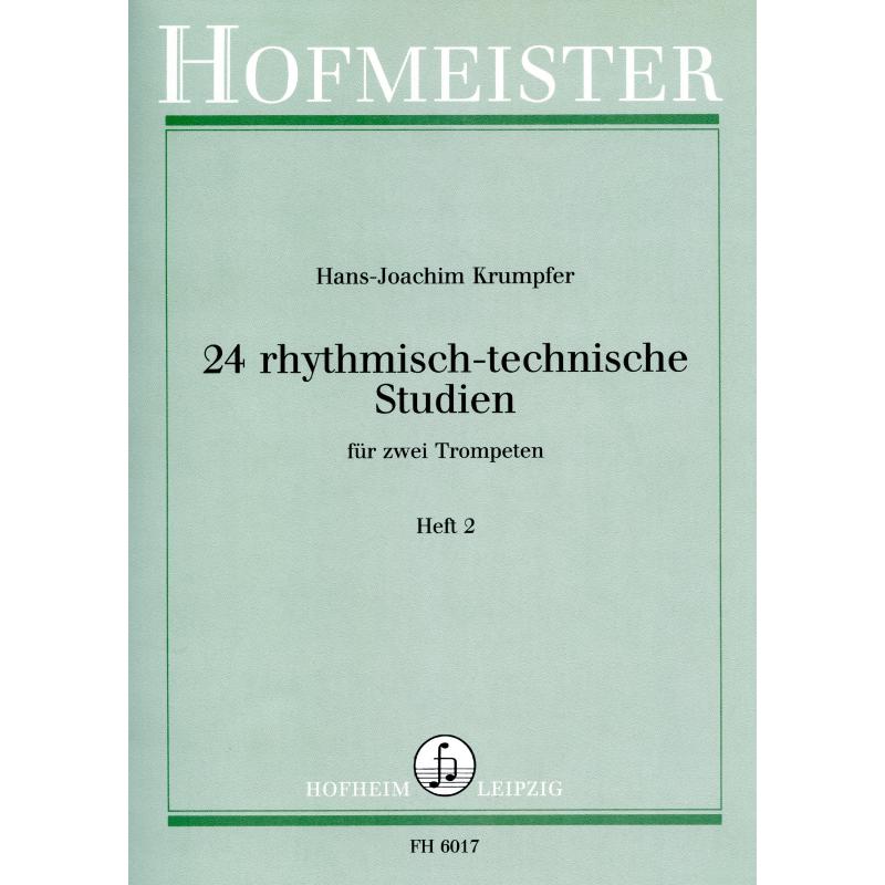 Titelbild für FH 6017 - 24 RYHTHMISCH TECHNISCHE STUDIEN 2