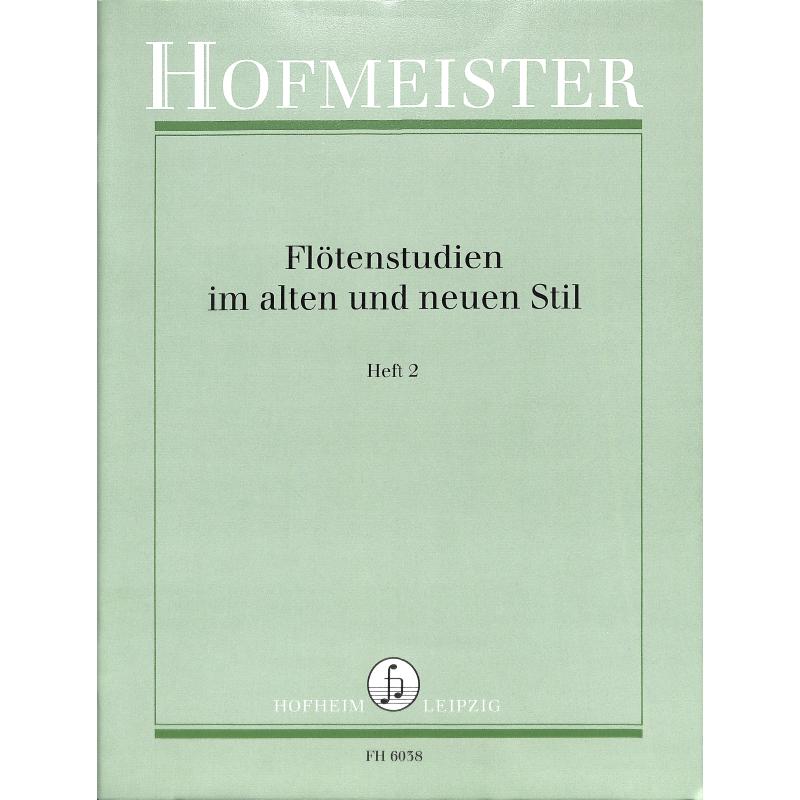 Notenbild für FH 6038 - FLOETENSTUDIEN 2 IM ALTEN + NEUEN STIL