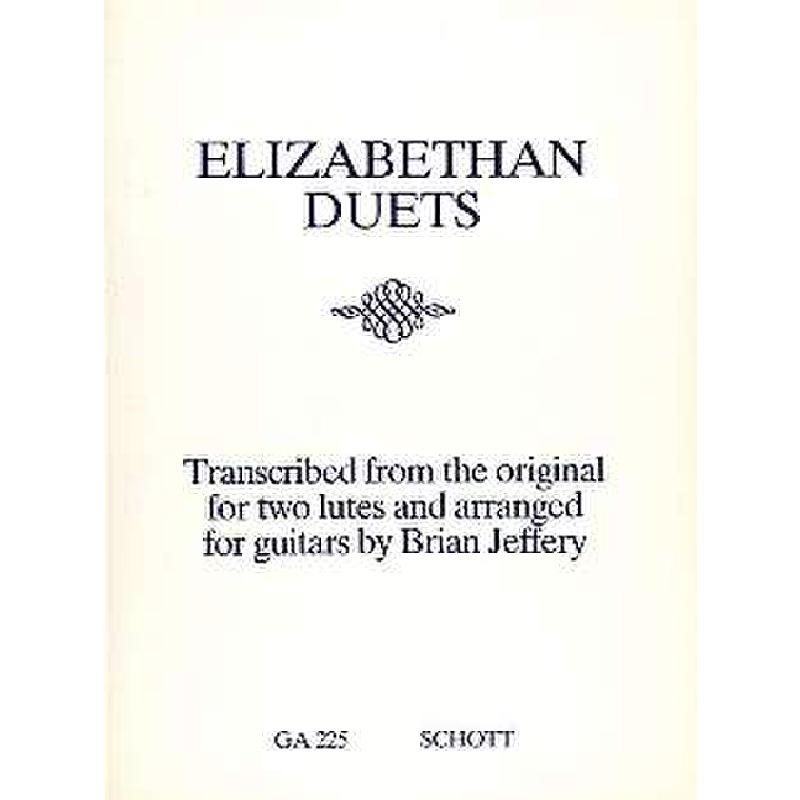 Titelbild für GA 225 - ELISABETHAN DUETS