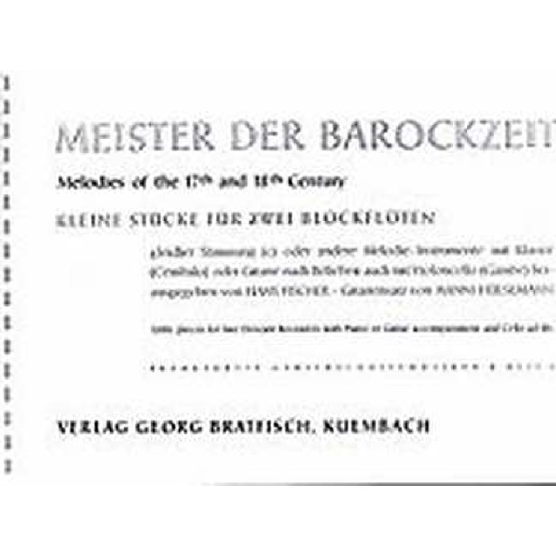Titelbild für GB 3042 - MEISTER DER BAROCKZEIT