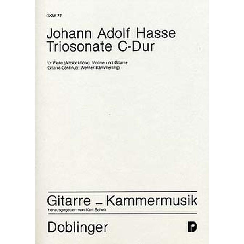 Titelbild für GKM 77 - TRIOSONATE C-DUR