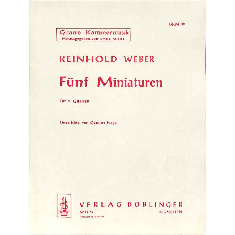 Titelbild für GKM 99 - 5 MINIATUREN