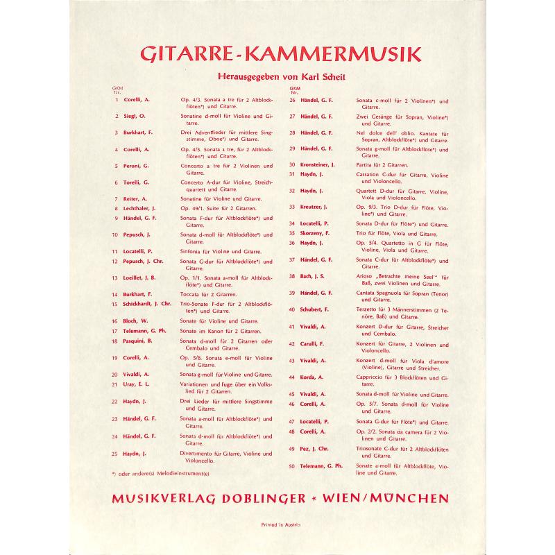Notenbild für GKM 99 - 5 MINIATUREN