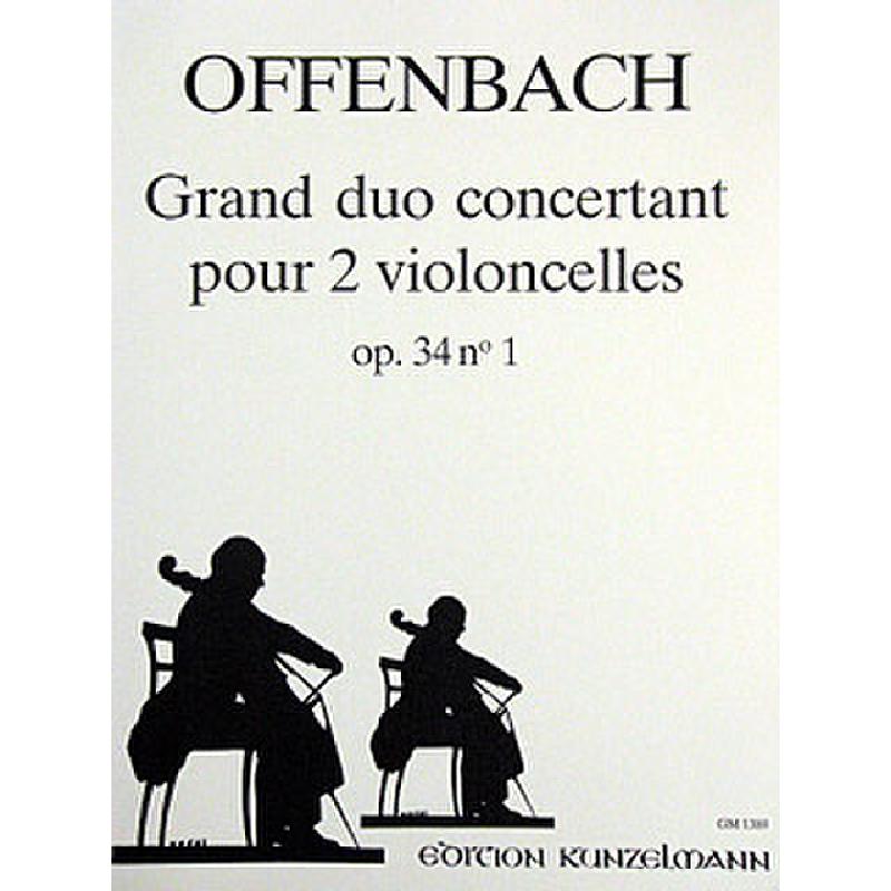 Titelbild für GM 1389 - GRAND DUO CONCERTANT OP 34/1