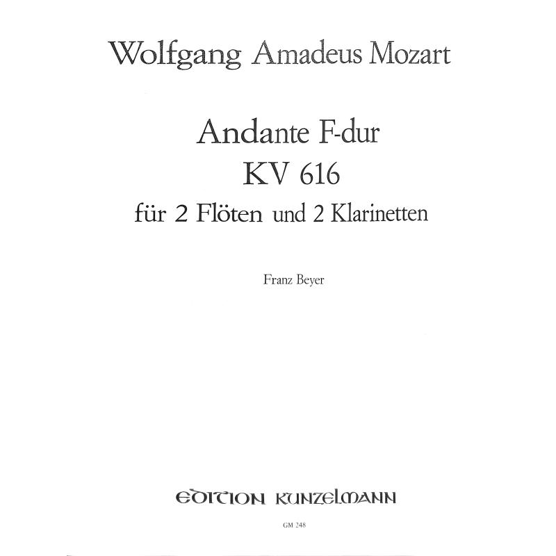 Titelbild für GM 248 - ANDATE F-DUR KV 616