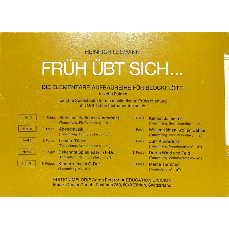 Notenbild für EMZ 2107090 - FRUEH UEBT SICH 4