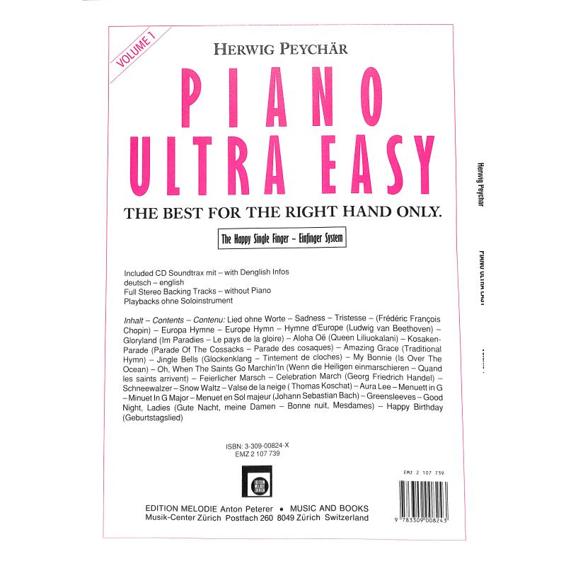 Notenbild für EMZ 2107739 - PIANO ULTRA EASY