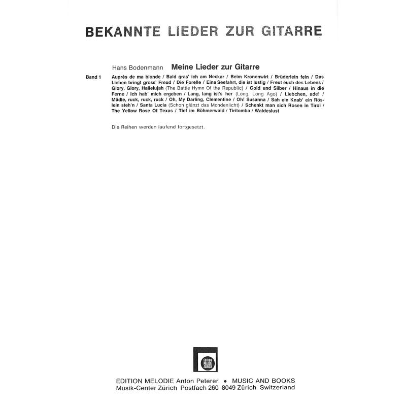 Notenbild für EMZ 2110043 - KLINGENDE GITARRE 4