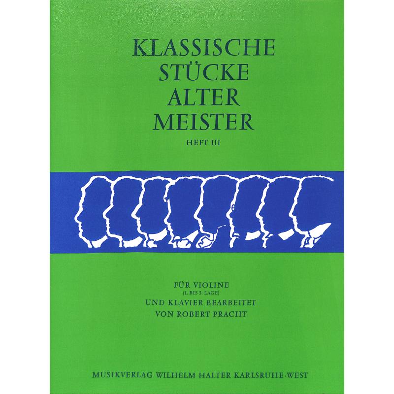 Titelbild für HAL 567 - KLASSISCHE STUECKE ALTER MEISTER 3