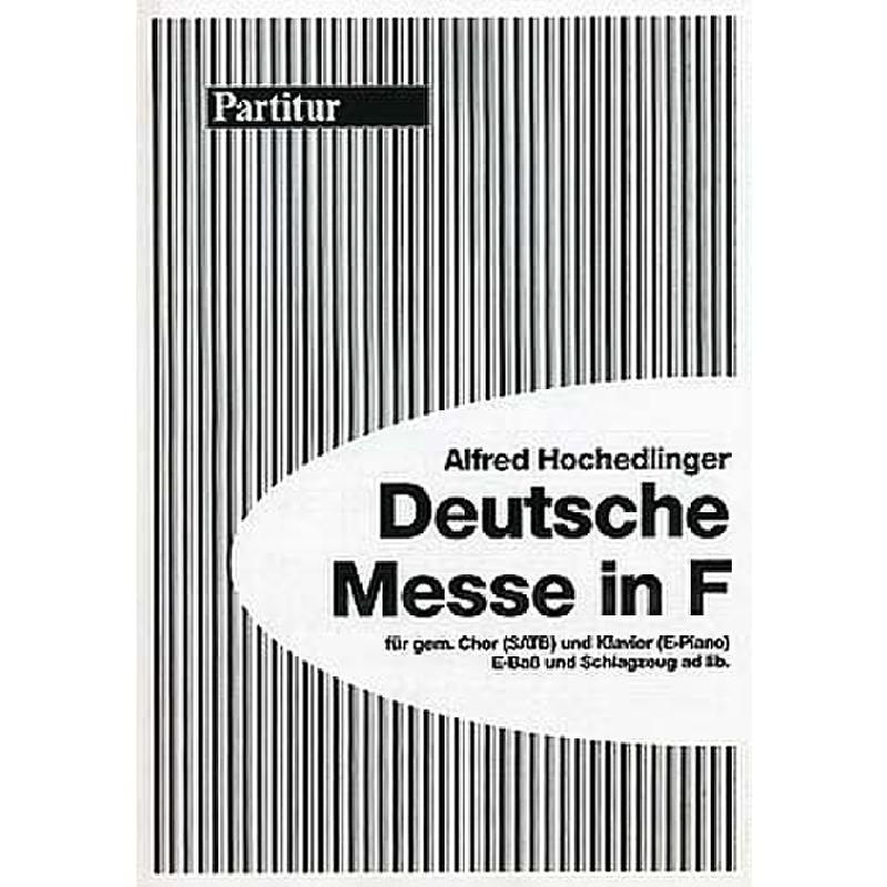 Titelbild für AH 2001-4 - DEUTSCHE MESSE F-DUR