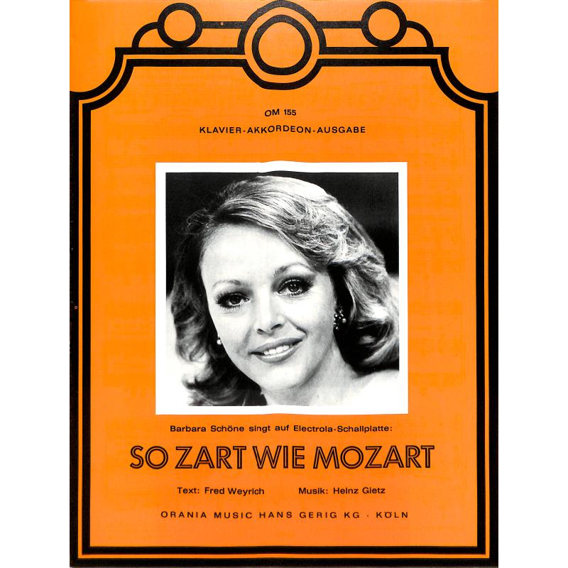 Titelbild für HGOM 155 - SO ZART WIE MOZART