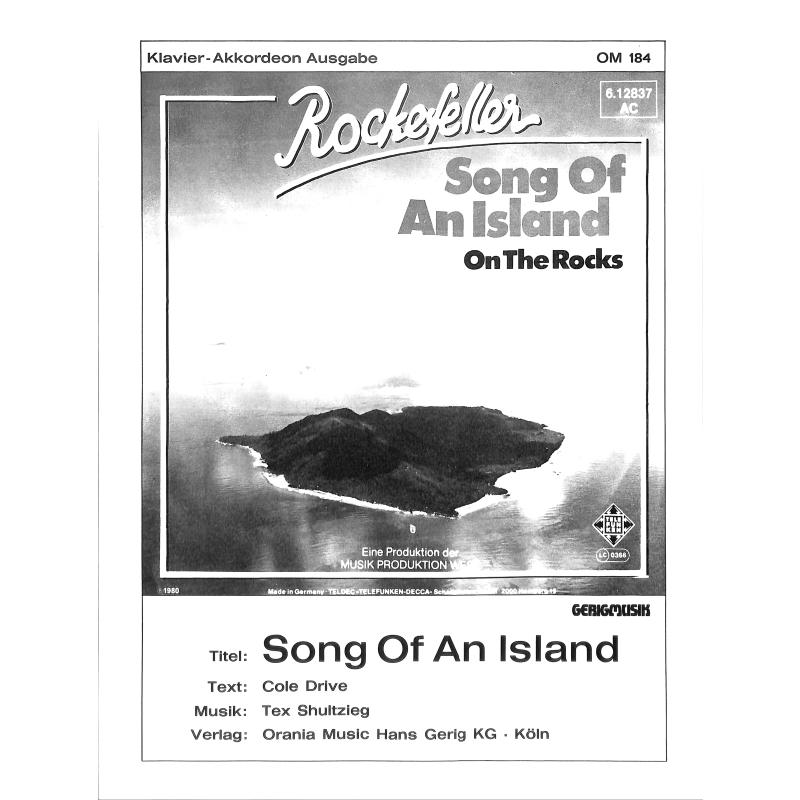 Titelbild für HGOM 184 - SONG OF AN ISLAND