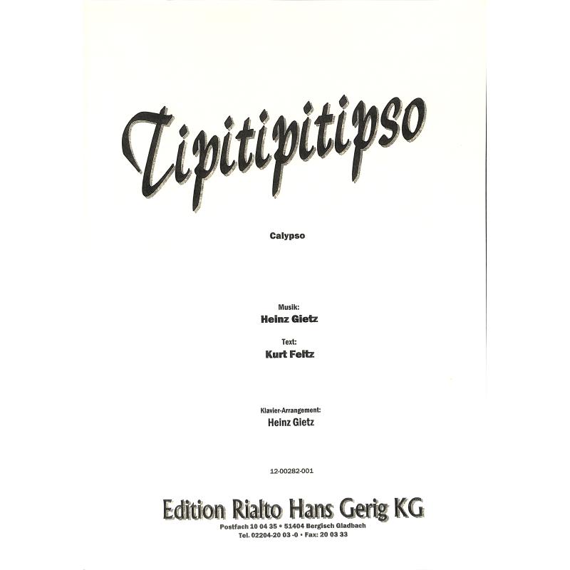 Titelbild für HGR 282 - TIPITIPITIPSO