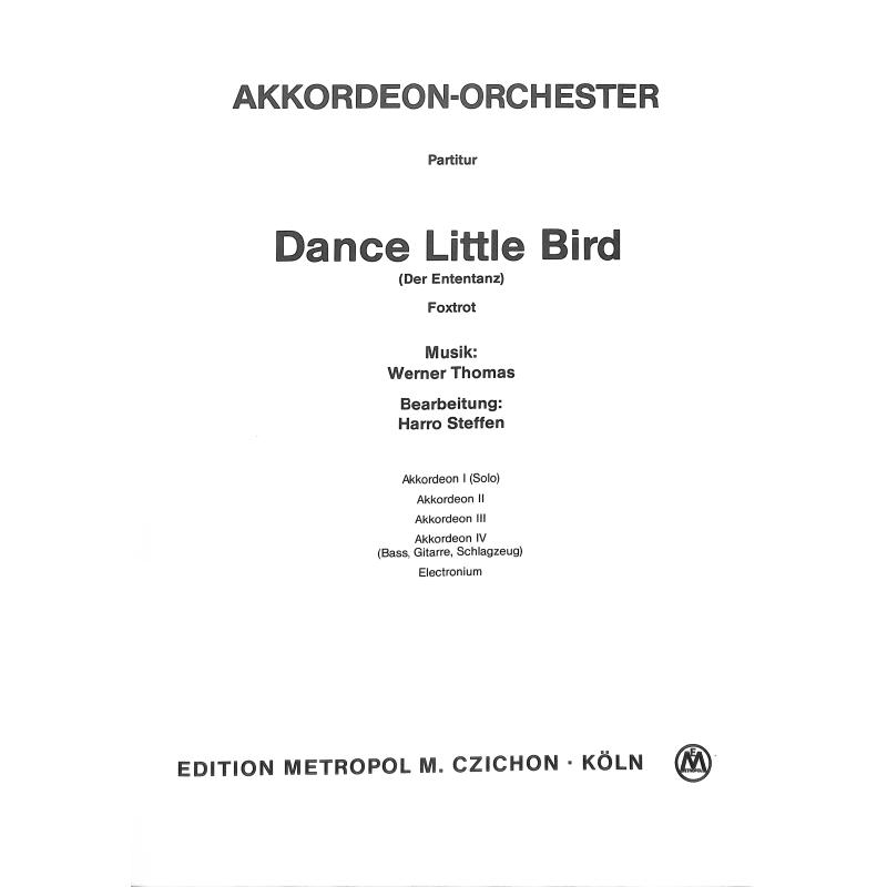 Titelbild für METEMB 102200 - DANCE LITTLE BIRD