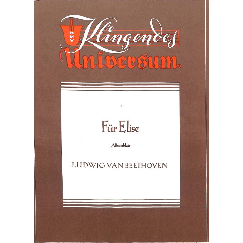 Titelbild für HMV 1362 - FUER ELISE