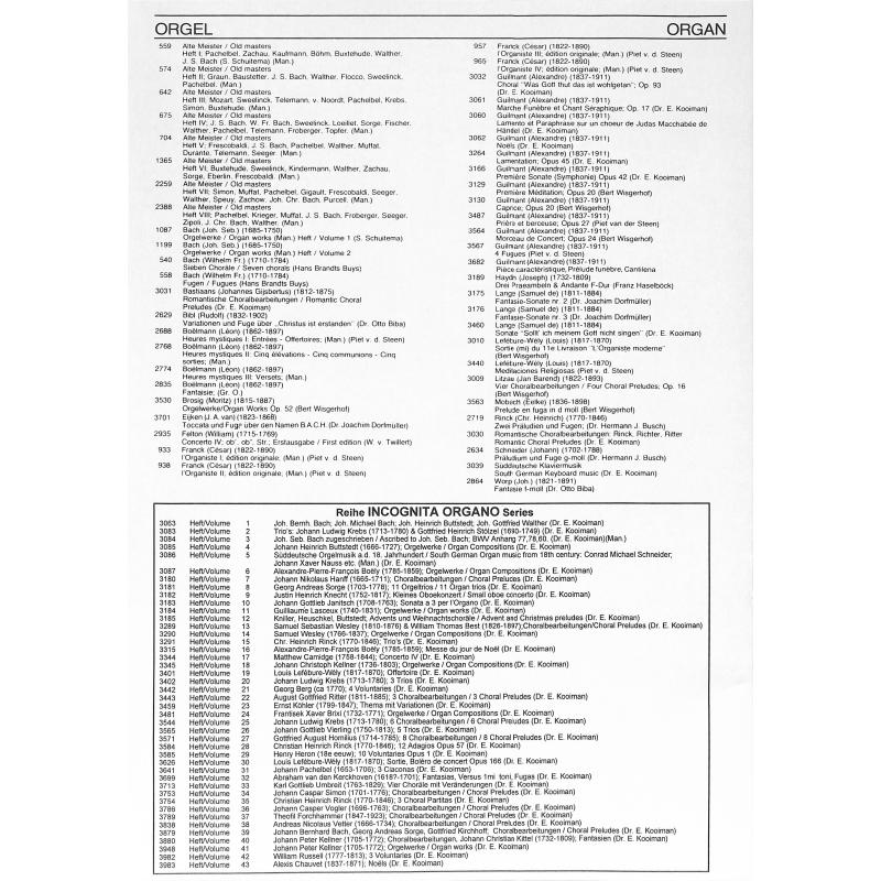 Notenbild für HU 3982 - 3 VOLUNTARIES