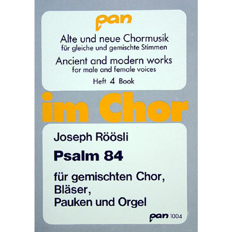 Titelbild für PAN 1004A - PSALM 84