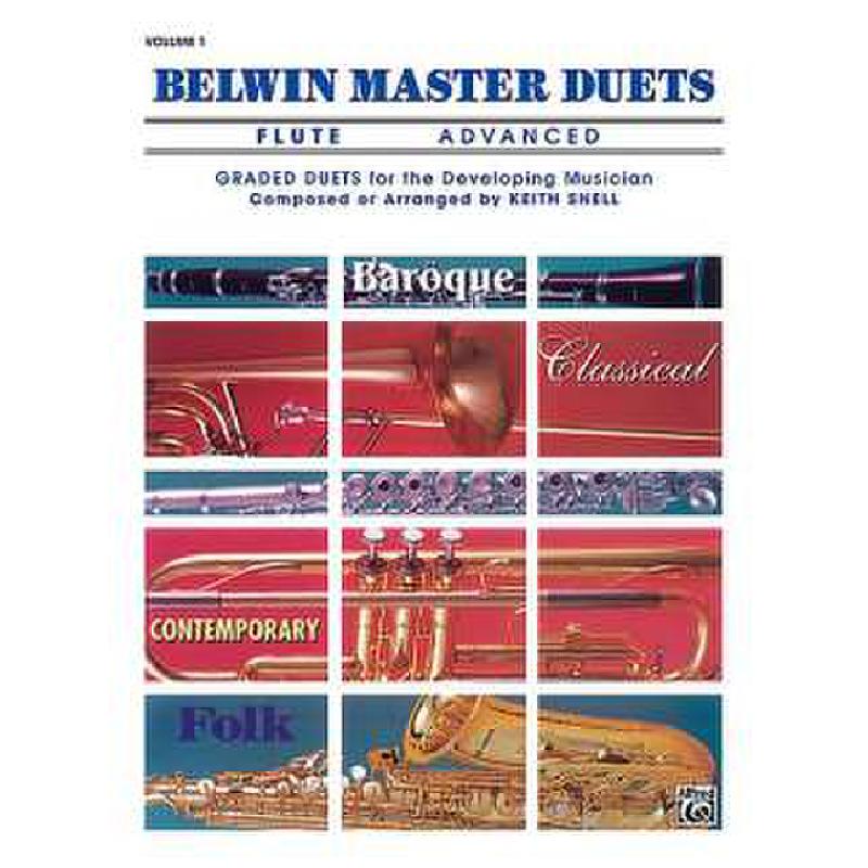 Titelbild für EL 03241 - BELWIN MASTER DUETS 1 - ADVANCED