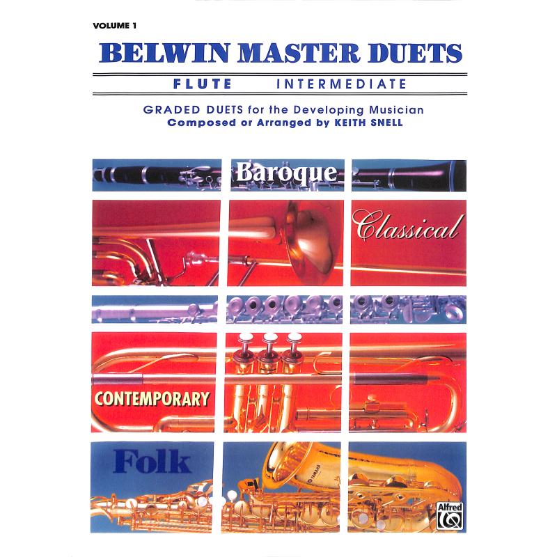 Titelbild für EL 03240 - BELWIN MASTER DUETS 1 - INTERMEDIATE