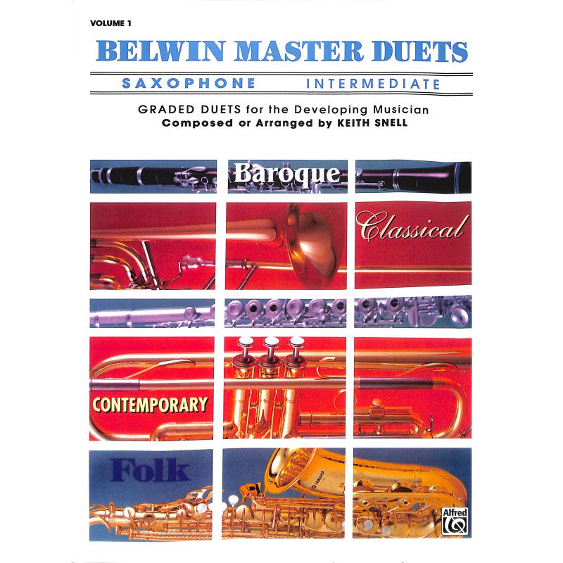 Titelbild für EL 03253 - BELWIN MASTER DUETS 1 - INTERMEDIATE