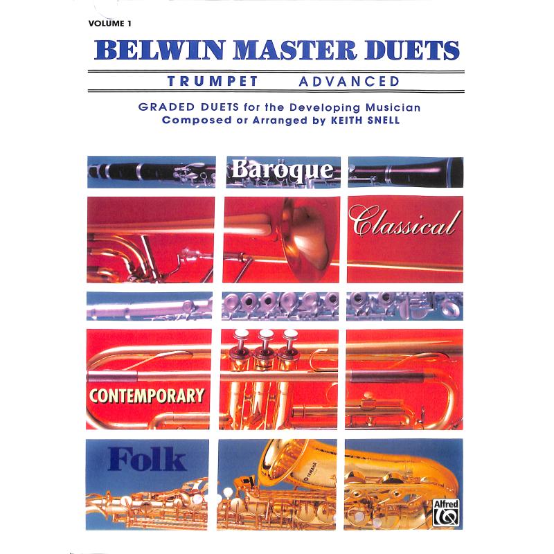 Titelbild für EL 03230 - BELWIN MASTER DUETS 1 - ADVANCED