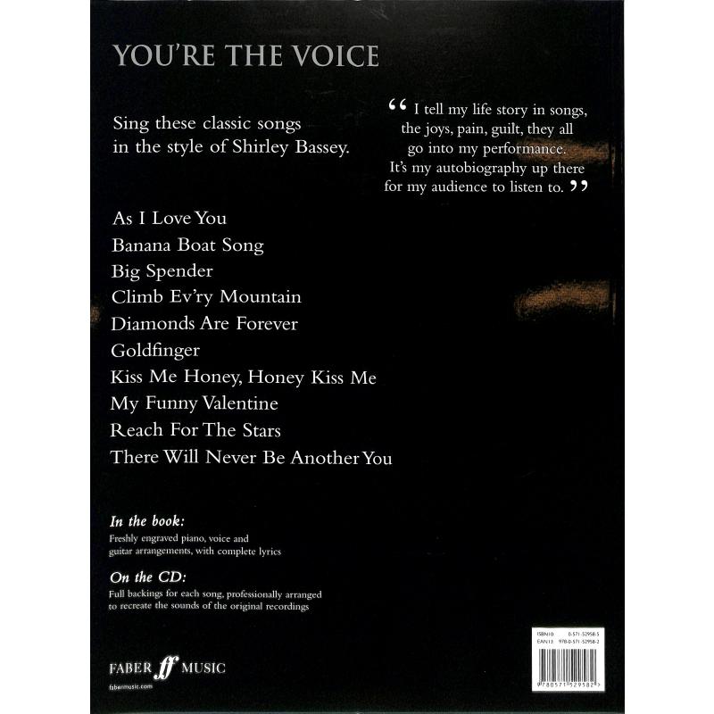 Notenbild für ISBN 0-571-52958-5 - YOU'RE THE VOICE
