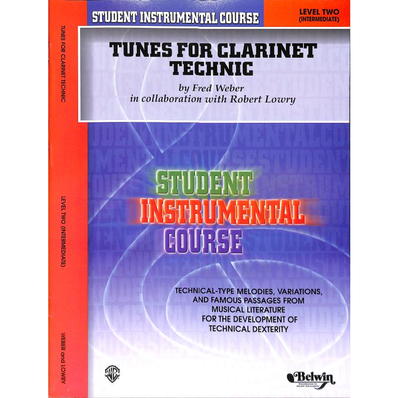 Titelbild für BIC 00208A - TUNES FOR CLARINET TECHNIC 2