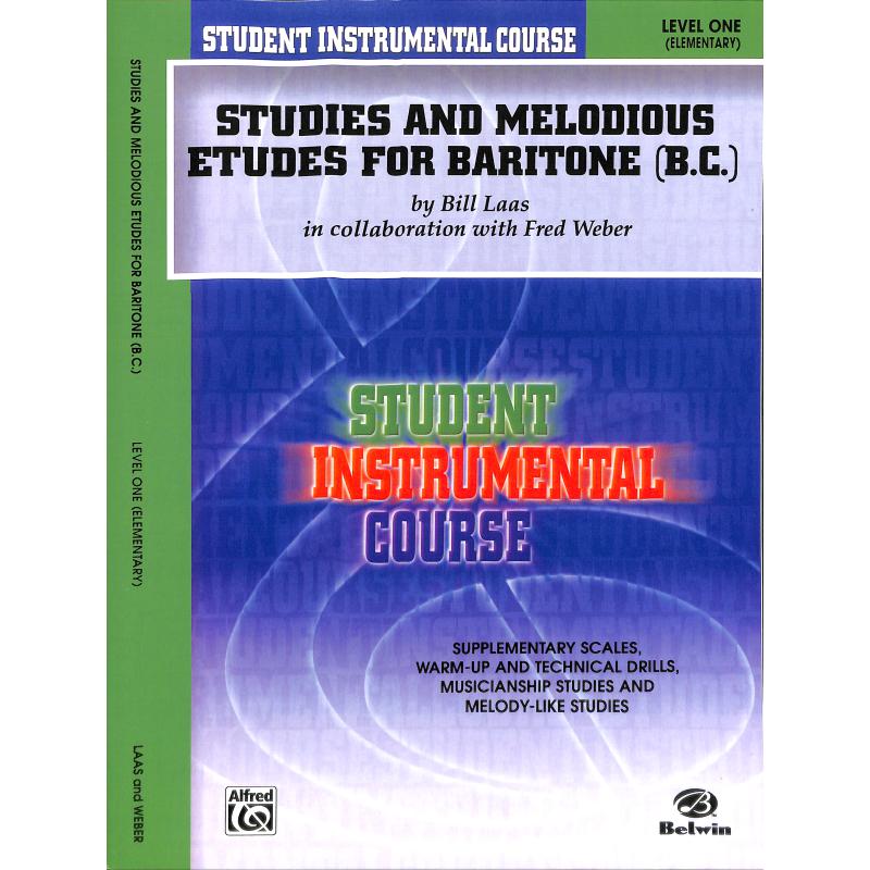 Titelbild für BIC 00162A - STUDIES + MELODIOUS ETUDES 1