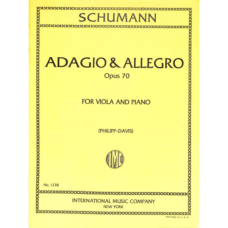 Titelbild für IMC 1238 - ADAGIO + ALLEGRO OP 70