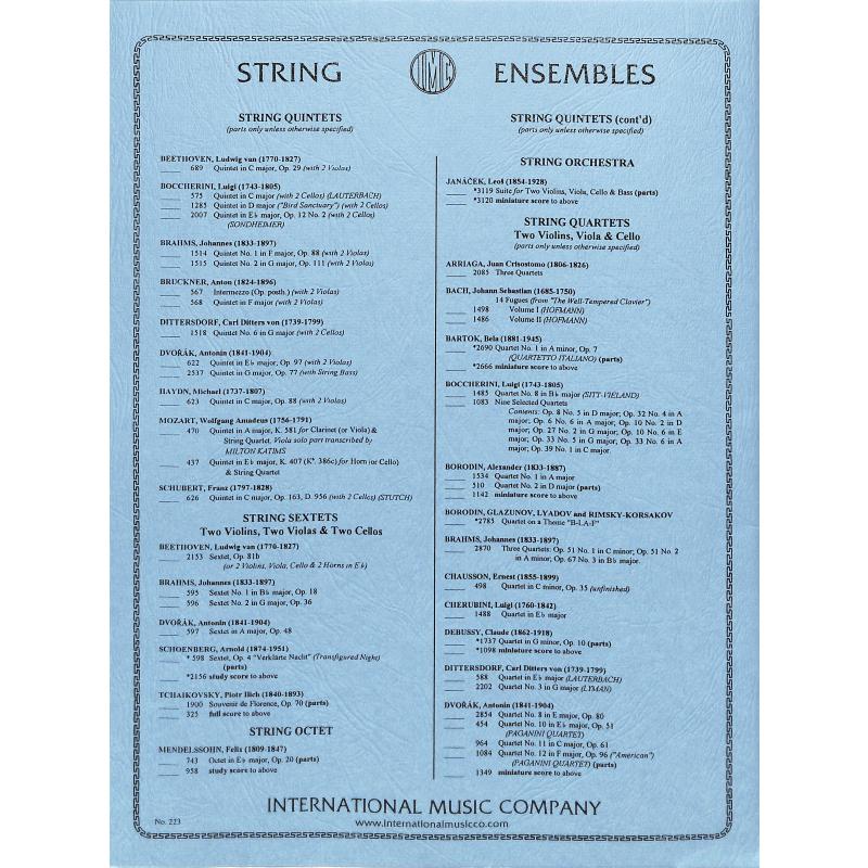 Notenbild für IMC 1286 - 12 DEUTSCHE TAENZE