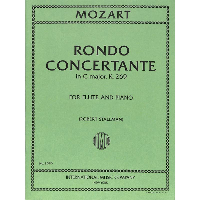 Titelbild für IMC 2096 - RONDO CONCERTANTE C-DUR KV 269