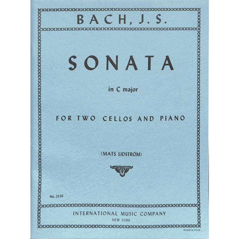 Titelbild für IMC 2336 - SONATE C-DUR BWV 1037