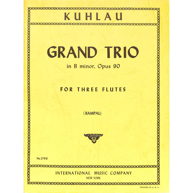 Titelbild für IMC 2760 - GRAND TRIO H-MOLL OP 90