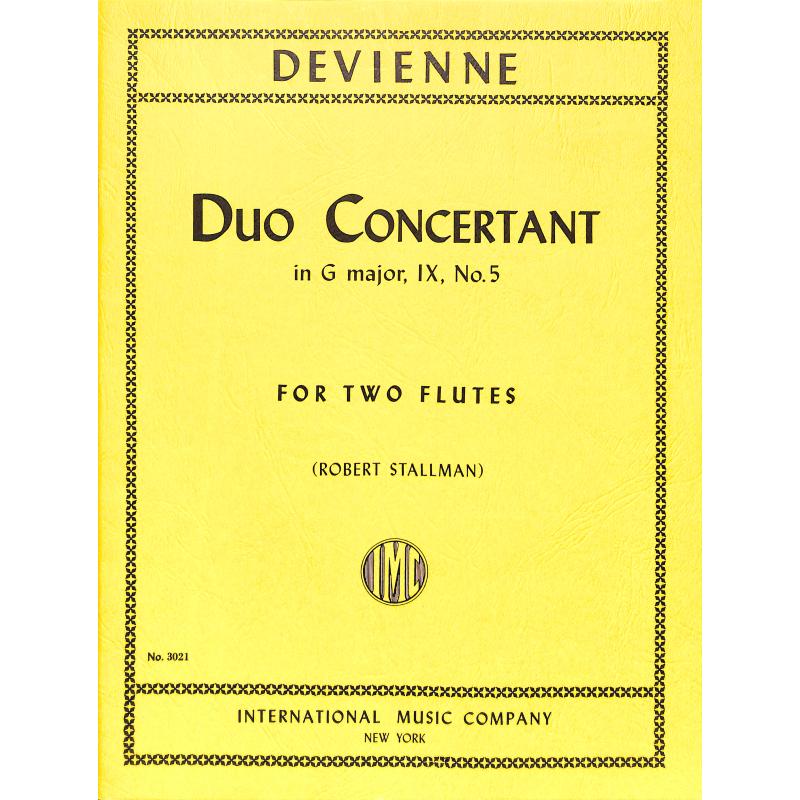 Titelbild für IMC 3021 - DUO CONCERTANTE G-DUR