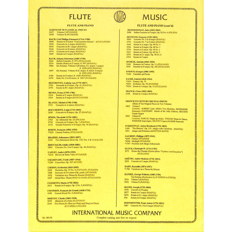 Notenbild für IMC 3021 - DUO CONCERTANTE G-DUR