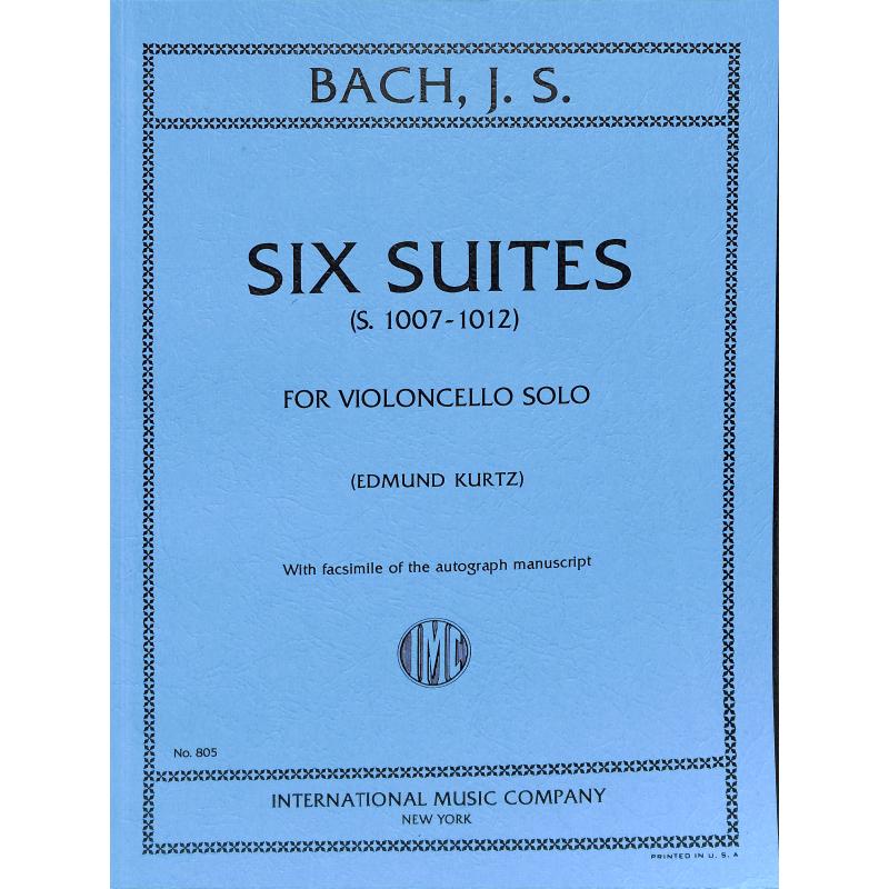 Titelbild für IMC 805 - 6 SUITEN BWV 1007-1012 (VC)