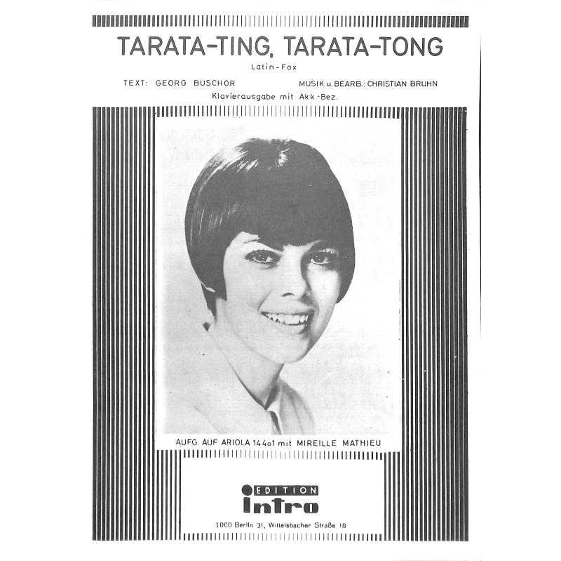 Titelbild für INTRO 1024111 - TARATA-TING TARATA-TONG