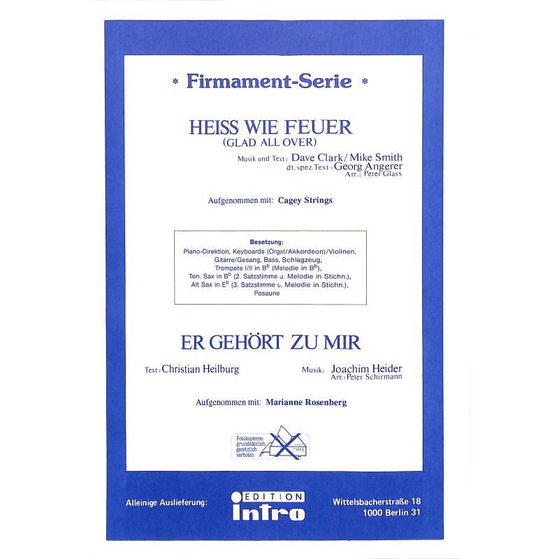 Titelbild für INTRO 11111320 - HEISS WIE FEUER + ER GEHOERT ZU MIR