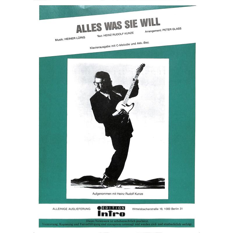 Titelbild für INTRO 11201111 - ALLES WAS SIE WILL