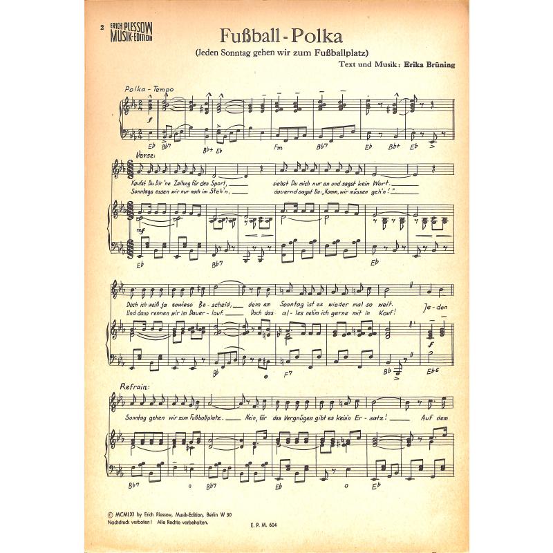 Titelbild für INTRO 19599111 - FUSSBALL POLKA